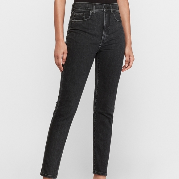 ⭐️ EXPRESS SLIM ANKLE SUPER HIGH RISE JEANS - Picture 3 of 8